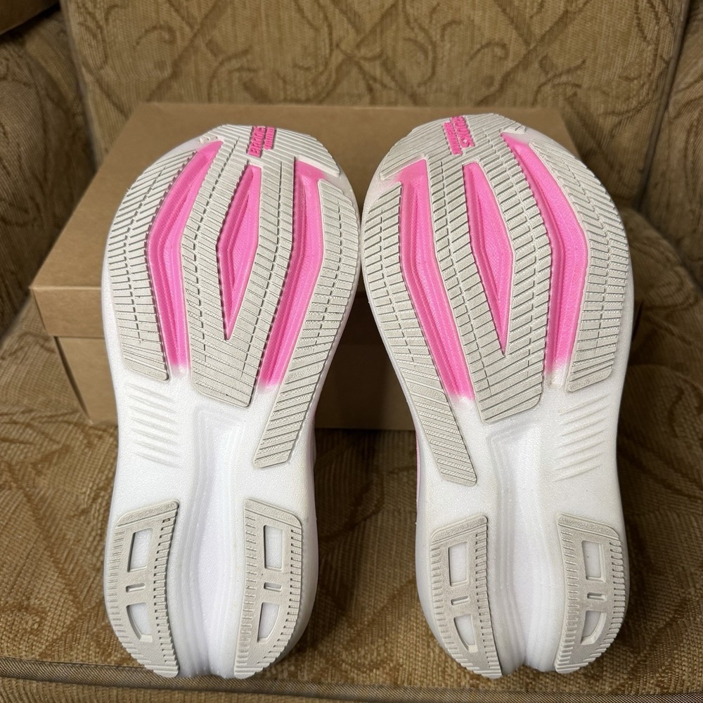 Brooks Glycerin Max 2 Grey Pink White 1204681B048 Women Size 8.5 Running Shoes - Picture 7 of 9